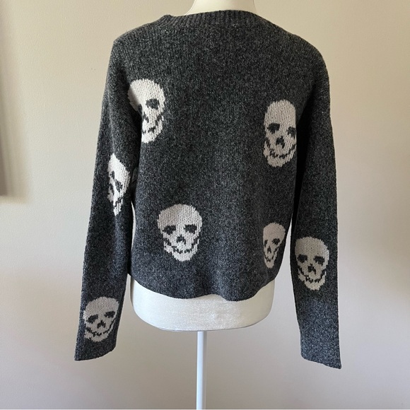 Pink Rose Skeleton Sweater Size S - Picture 3 of 5